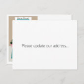 かわいい新しいアドレスのお知らせ ポストカード (正面/裏面)