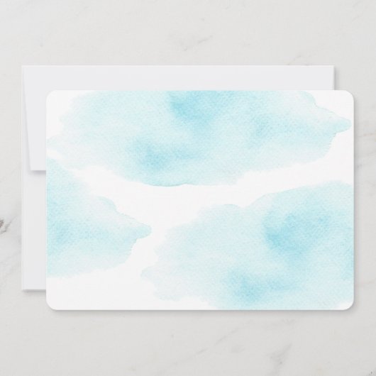 かわいい新しいチャプターブックスベビーシャワー招待状 招待状 (裏面)