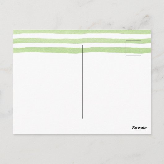 かわいい新しい場所の金魚丼の動くアナウンス ポストカード (裏面)