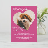 かわいい新しい子犬 案内状 (スタンド正面)