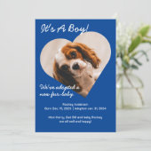かわいい新しい子犬 案内状 (スタンド正面)