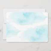 かわいい新しい章の絵本 ベビーシャワーの招待状 招待状 (裏面)