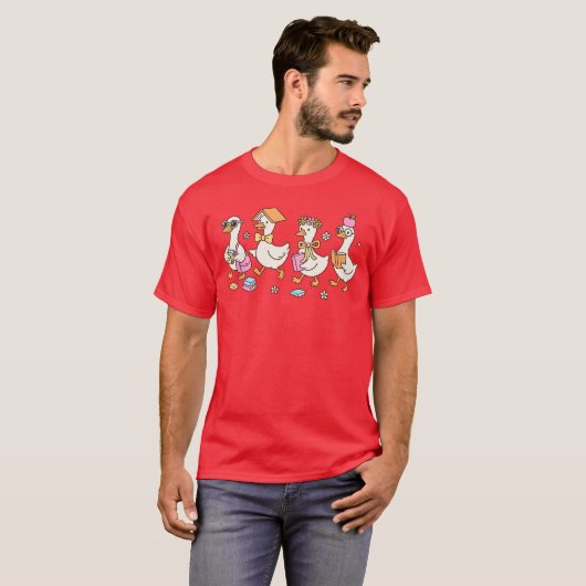 かわいい新学期のおバカな先生と生徒の読書 Tシャツ (正面フル)