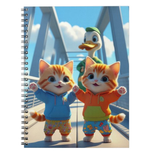 かわいい新学期の子供用ノート ノートブック (正面)