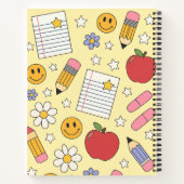 かわいい新学期パターン | 学習用品 ノートブック (裏面)