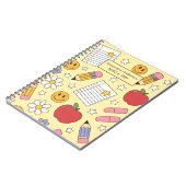 かわいい新学期パターン | 学習用品 ノートブック (左側)