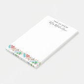 かわいい新学期ペンシルグローブ先生 ポストイット (アングル)