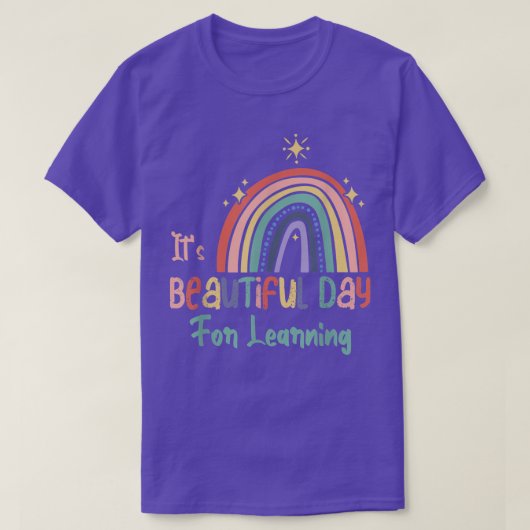 かわいい新学期学の美しい日 Tシャツ (デザイン正面)