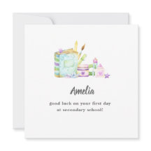 かわいい新学期文房具の初日の幸運