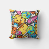 かわいい新学期 クッション (正面)