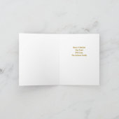 かわいい新年おめでとうシャンパン 黒金 白 シーズンカード (内部)