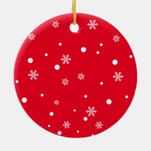 かわいい新生児カスタムフォト生まれたばかりの初めてのクリスマス セラミックオーナメント (裏面)