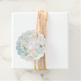 かわいい新生児ガールギフトラベル フェイバータグ