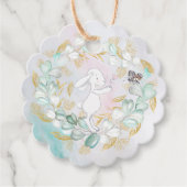 かわいい新生児ガールギフトラベル フェイバータグ (正面)