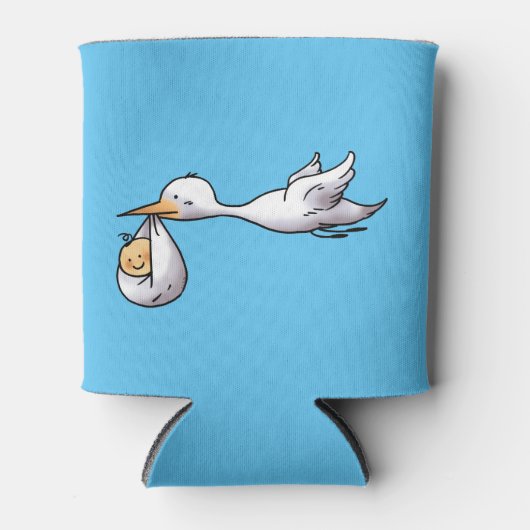 かわいい新着赤ちゃんシャワー 缶クーラー (正面)