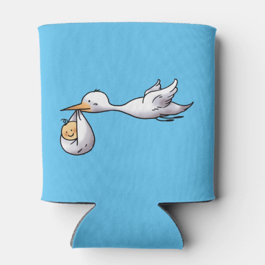 かわいい新着赤ちゃんシャワー 缶クーラー (裏面)