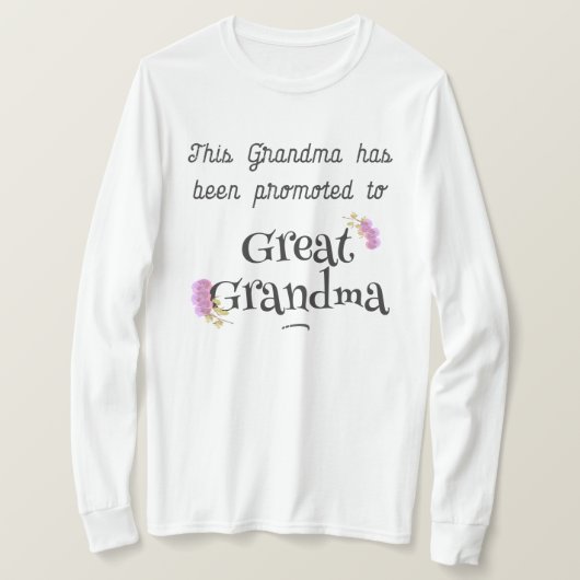 かわいい新素晴らししい祖母 Tシャツ (デザイン正面)