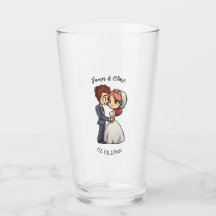 かわいい新郎新婦結婚の