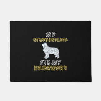 かわいい新顔 |私の新しい食べ家地の宿題 ドアマット