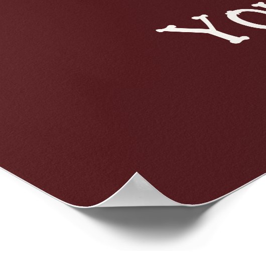 かわいい新鮮なカップケーキを追加文字ビジネス ポスター (角)