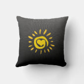 かわいい日曜日; フェイクなカーボン繊維 クッション (裏面)