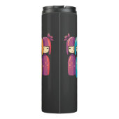 かわいい日本のこけし人形 タンブラー (裏面)