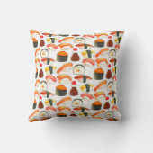 かわいい日本のすし クッション (裏面)