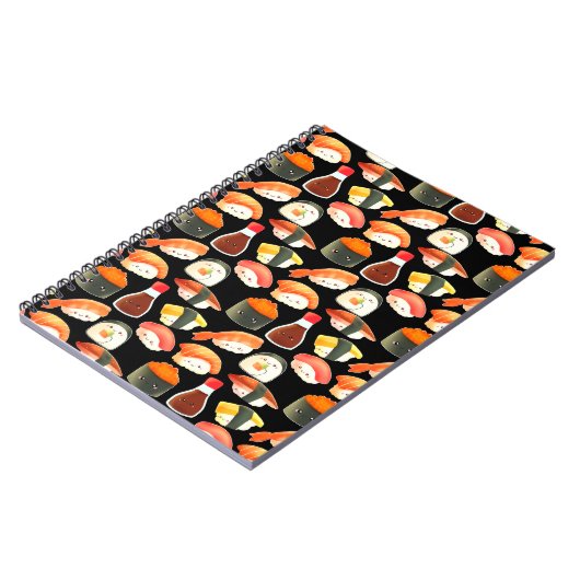 かわいい日本のすし ノートブック (左側)