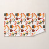 かわいい日本のすし バスタオルセット (ハンドタオル)