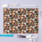 かわいい日本のすし 薄葉紙 (クラフト)