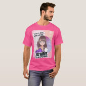 かわいい日本のアニメスケッチ – Vaporwave Anime Tシャツ (正面フル)
