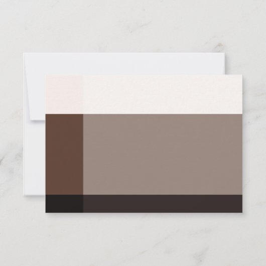 かわいい日本のコウテンチョウの出欠ハガキ 招待状 (裏面)