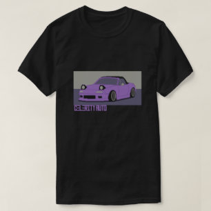かわいい日本のスポーツカーピクセルアート Tシャツ