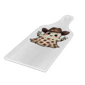 かわいい日本のパステルカウボーイ幽霊ハロウィーン カッティングボード (角)