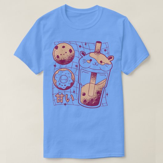 かわいい日本のボバティーギニアピッグドナクッキーG Tシャツ (デザイン正面)