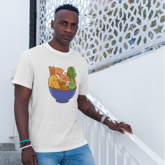 かわいい日本のラーメン Tシャツ