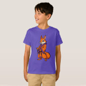 かわいい日本の侍リス Tシャツ (正面フル)