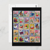 かわいい日本の動物切手の年|過去記事 ポストカード (正面/裏面)