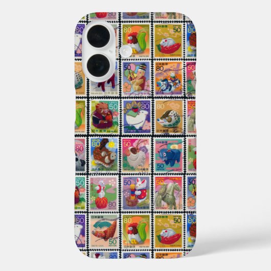 かわいい日本の動物切手の年|過去記事 Case-Mate iPhoneケース (裏面)