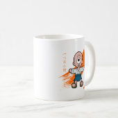 かわいい日本の妖怪一つ目小僧 コーヒーマグカップ (正面右)