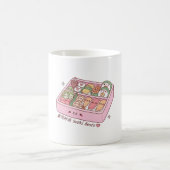 かわいい日本の弁当すし コーヒーマグカップ (中央)