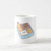 かわいい日本の弁当箱てんぷらエビ コーヒーマグカップ (中央)