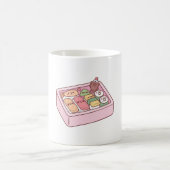 かわいい日本の弁当箱寿司 コーヒーマグカップ (中央)