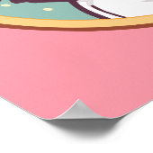 かわいい日本の猫かわいい子猫 ポスター (角)