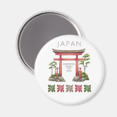 かわいい日本の門 マグネット (正面/裏面)