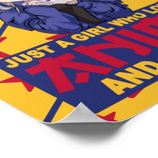 かわいい日本アニメとゲームかわいい寧子ガール ポスター (角)