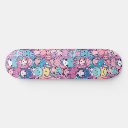 かわいい日本アニメ女子パターンスケートボード スケートボード (横)
