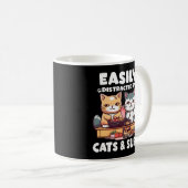 かわいい日本猫寿司丼かぜん羅大宅 コーヒーマグカップ (正面右)