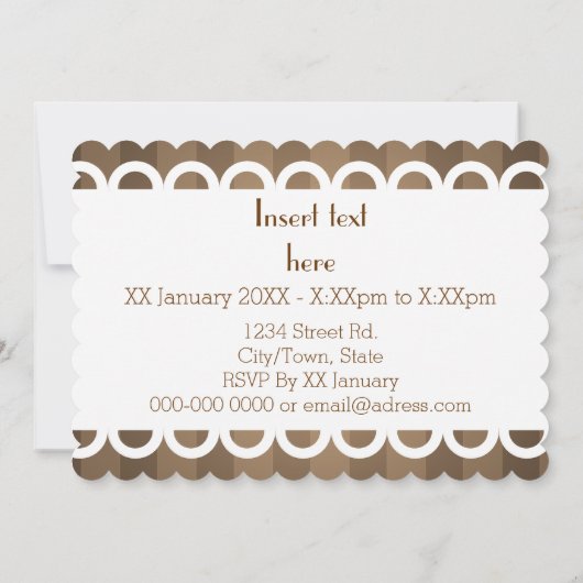 かわいい日本製アニメのスタイルのかわいいはココアのコップを暖めます 招待状 (裏面)