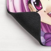 かわいい日本製アニメの女の子の女中 マウスパッド (コーナー)